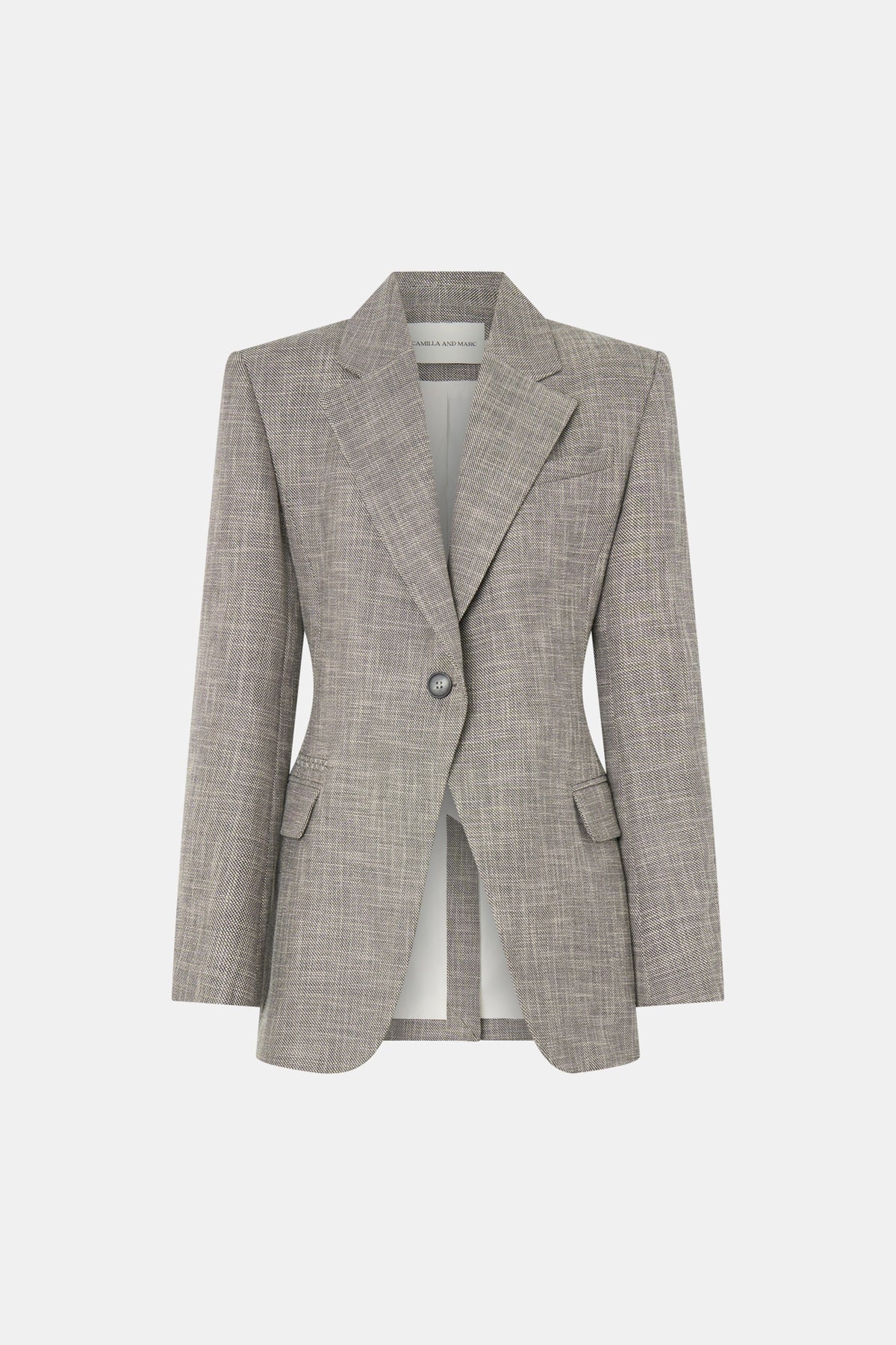 Nestor Blazer - CAMILLA AND MARC Nestor single breasted fitted blazer in chocolate marle