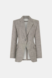 Nestor Blazer - CAMILLA AND MARC Nestor single breasted fitted blazer in chocolate marle