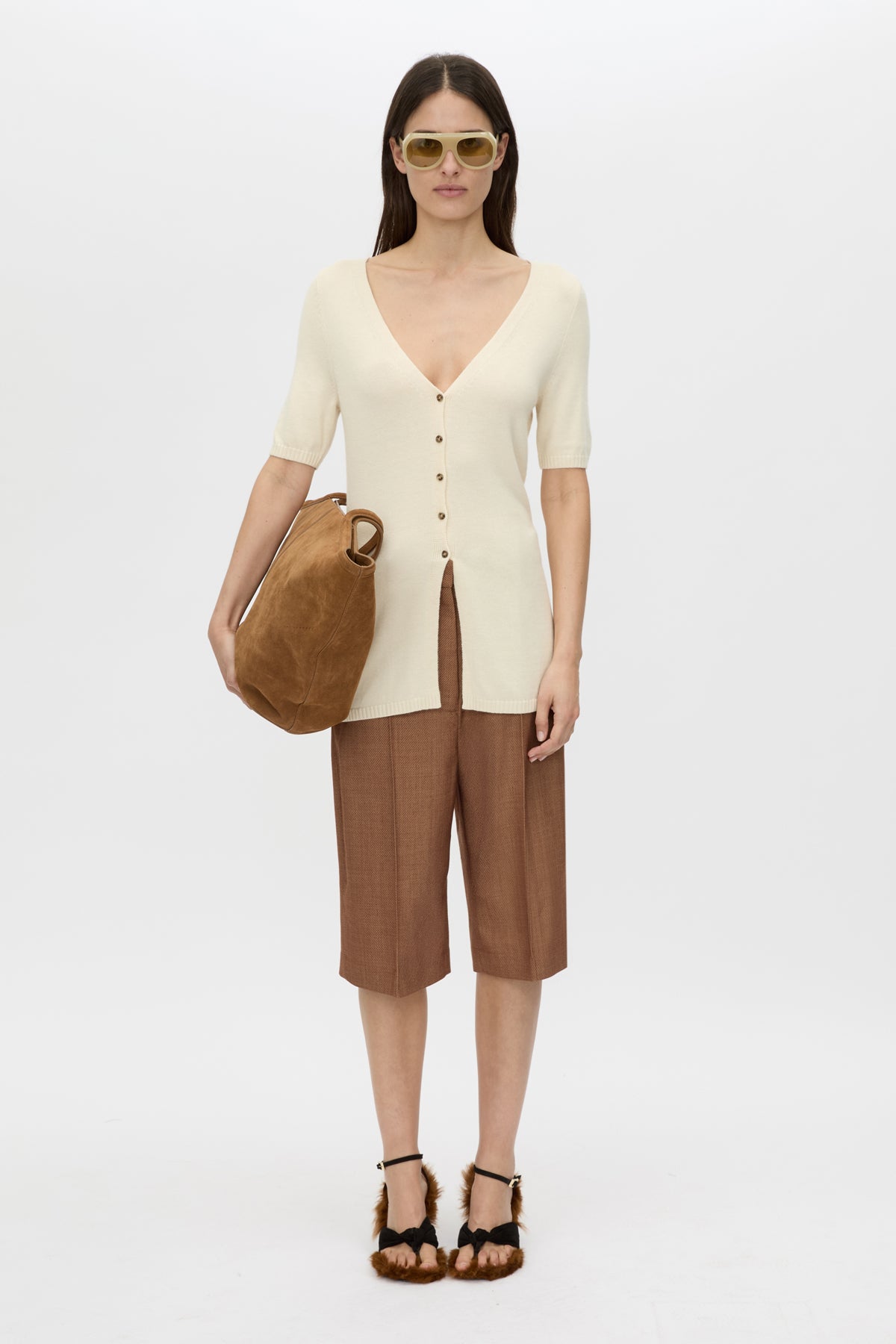 Nimbus Buttoned Short Sleeve Top