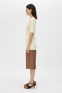 Nimbus Buttoned Short Sleeve Top