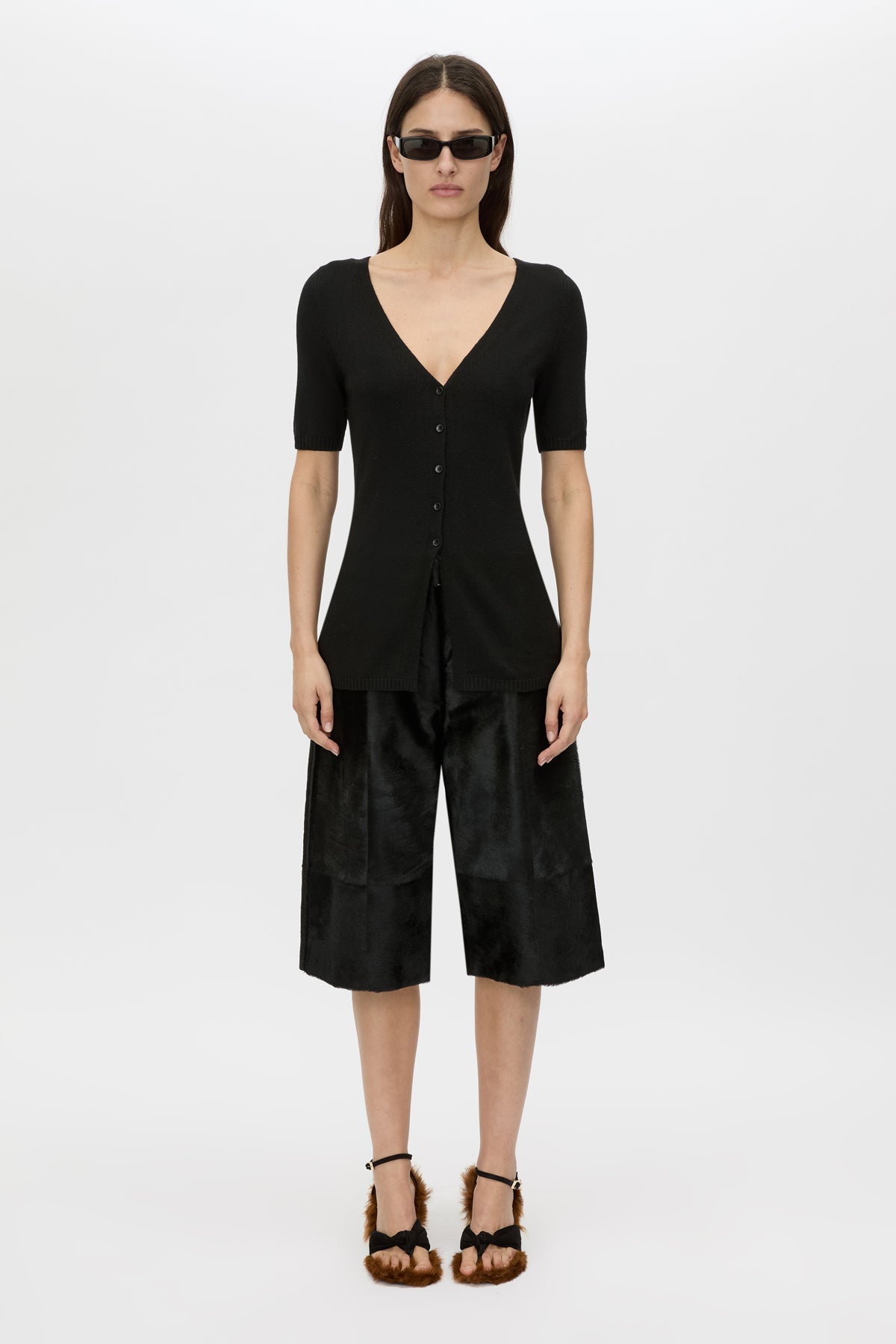 Nimbus Buttoned Short Sleeve Top