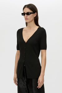 Nimbus Buttoned Short Sleeve Top