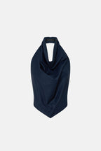 Onesto Cowl Neck Backless Top