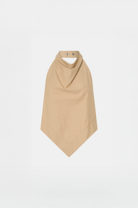 Ghost view CAMILLA AND MARC Oren Stripe Crop Top with a handkerchief high-neckline.