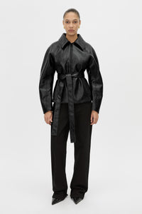 Oreno Croc Belted Jacket