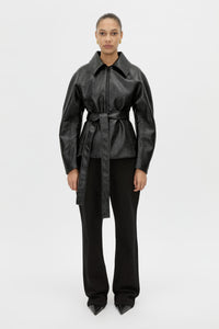 Oreno Croc Belted Jacket