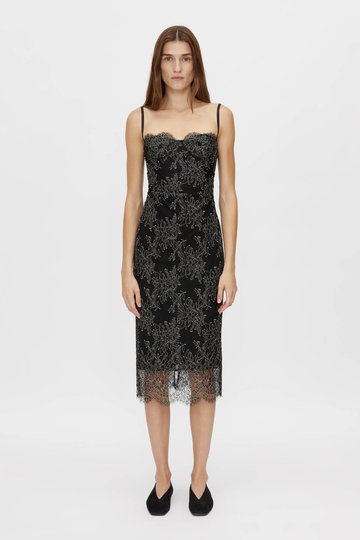 Peregrine Lace Midi Dress