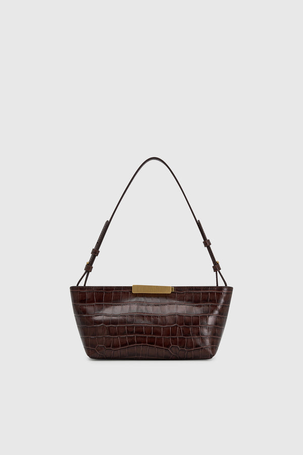 Poppy Croc Mini Bag