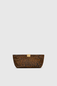 Poppy Leopard Clutch
