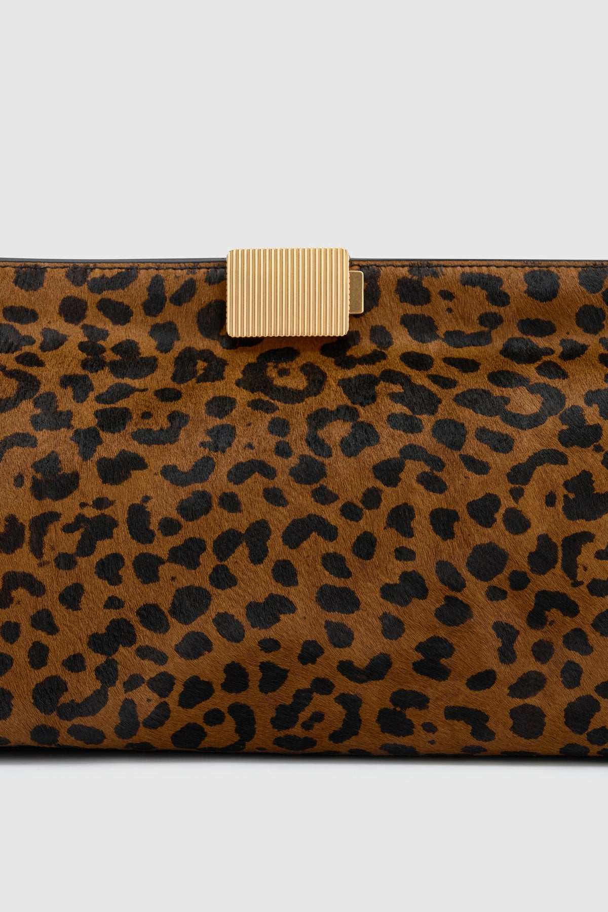 Poppy Leopard Clutch