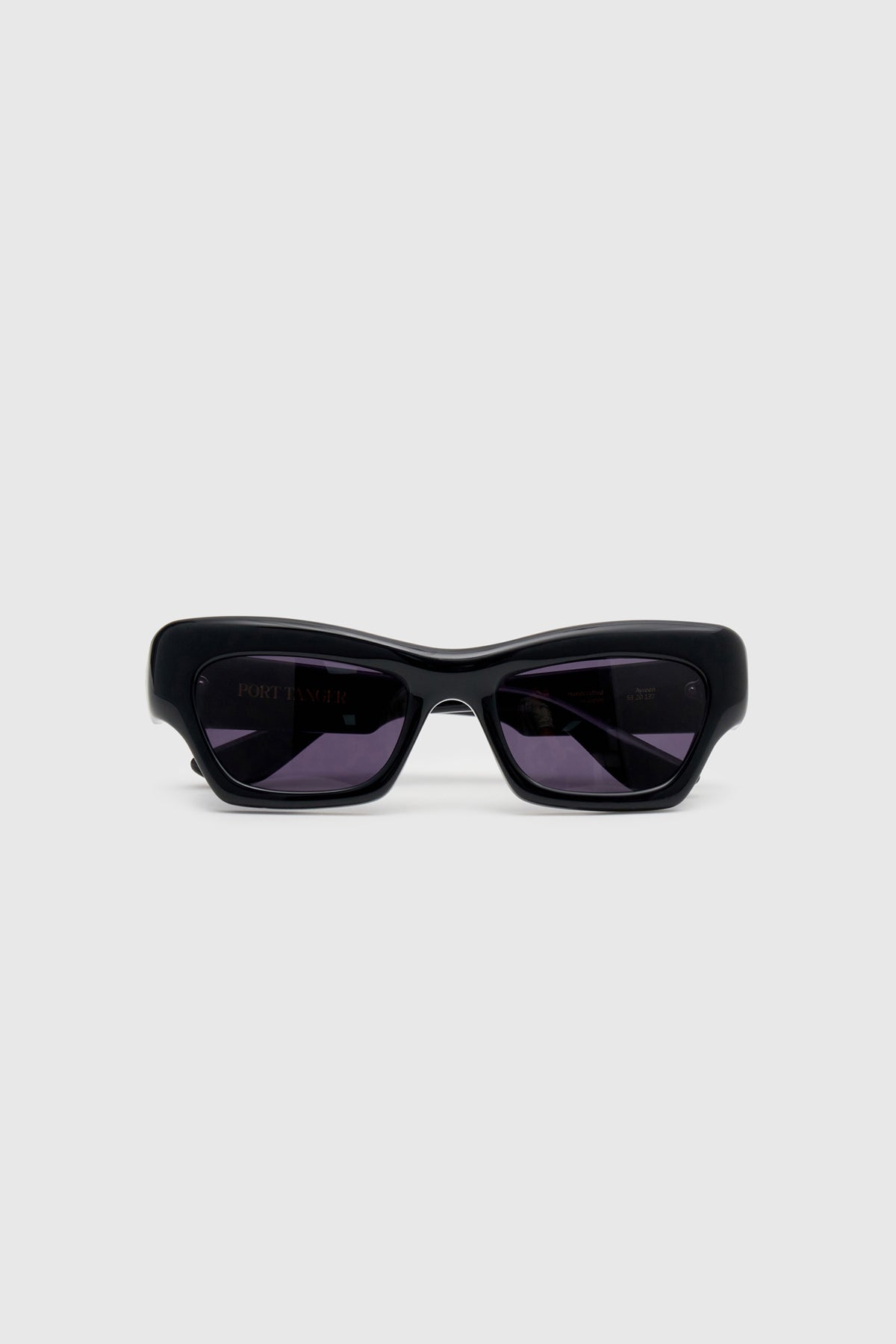 Ghost View - CAMILLA AND MARC Port Tanger Ayreen Sunglasses in Black Acetate with a Black Lens. 