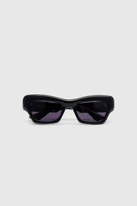 Ghost View - CAMILLA AND MARC Port Tanger Ayreen Sunglasses in Black Acetate with a Black Lens. 