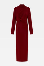 Ravine Draped Sleeve Dress
