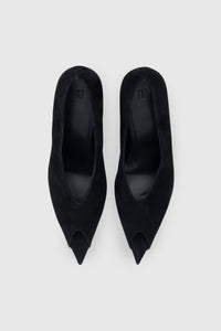 Rhys Suede Peep Toe Pump