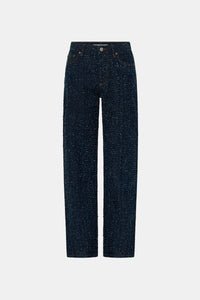 Ghost view CAMILLA AND MARC Rune Denim Jean in Indigo Neps with 100% textured cotton denim fabrication.