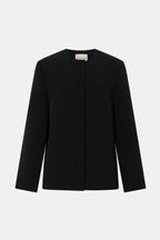 San Fitted Collarless Jacket