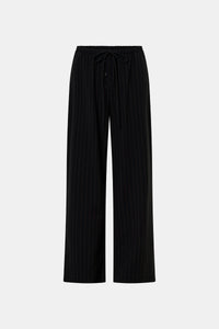 Ghost view CAMILLA AND MARC Sedona Stripe Pant in Black Stripe with relaxed fit and adjustable waistband.