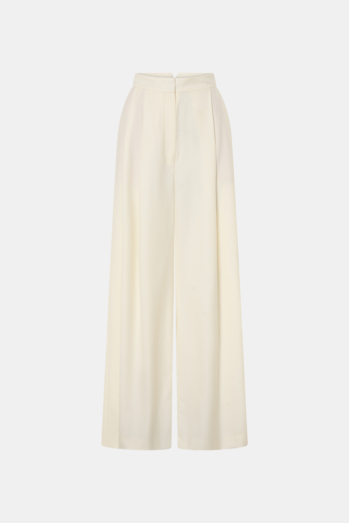 Ghost view CAMILLA AND MARC high-waisted Selin Suit Pant in cream.