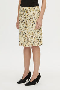 Cropped view CAMILLA AND MARC Sentra Midi Skirt in Sentra print with knee-length pencil‑skirt design.