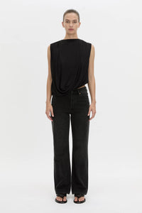Siona Sleeveless Drape Top
