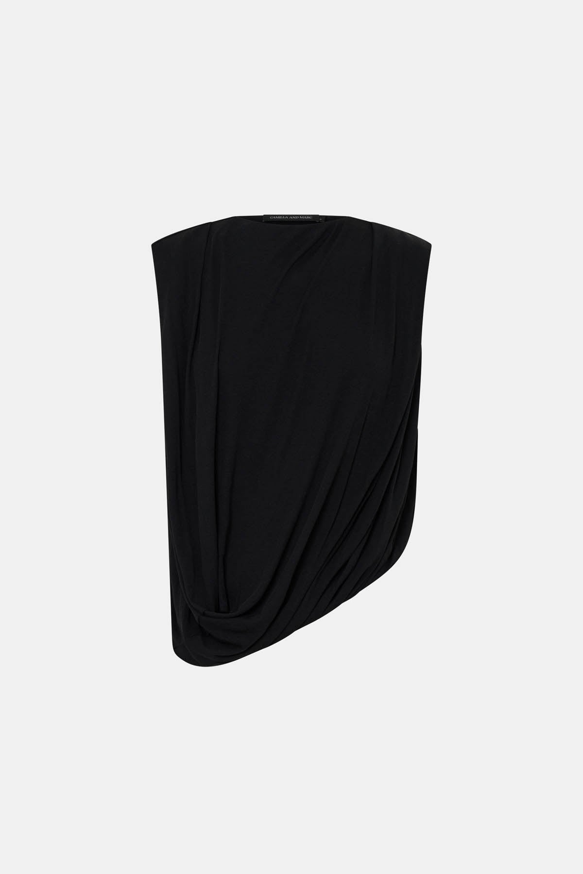 Siona Sleeveless Drape Top