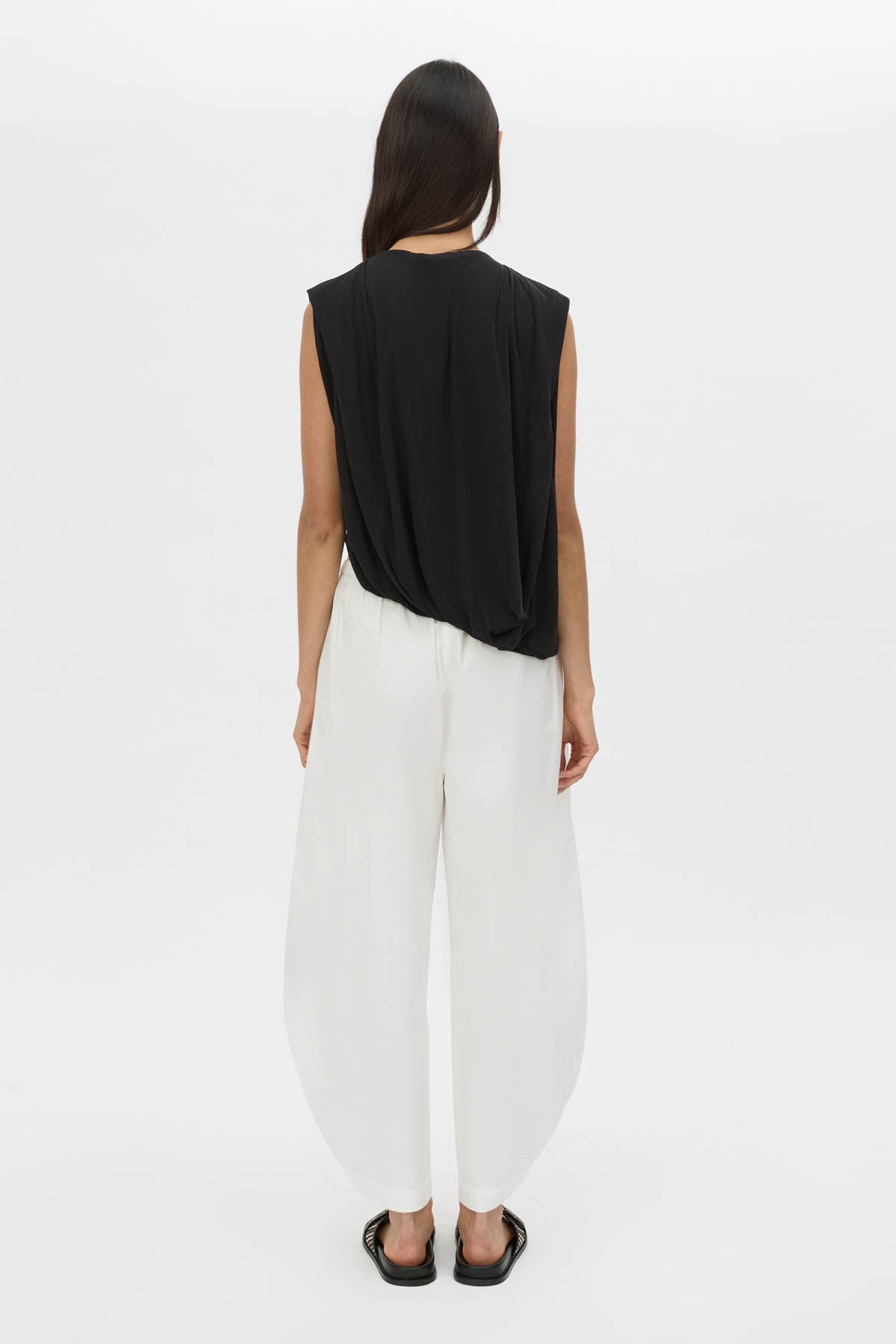 Siona Sleeveless Drape Top
