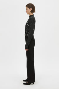 Skyward Printed Top