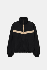 Ghost view CAMILLA AND MARC Storm Colour Block Pullover in black and bone.