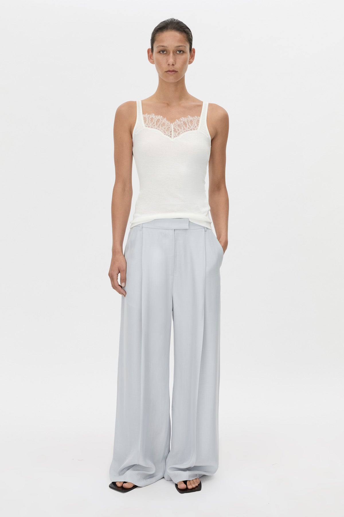 Valentin Lace Trim Tank