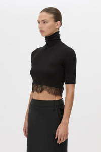 Valentin Lace Trim Tee