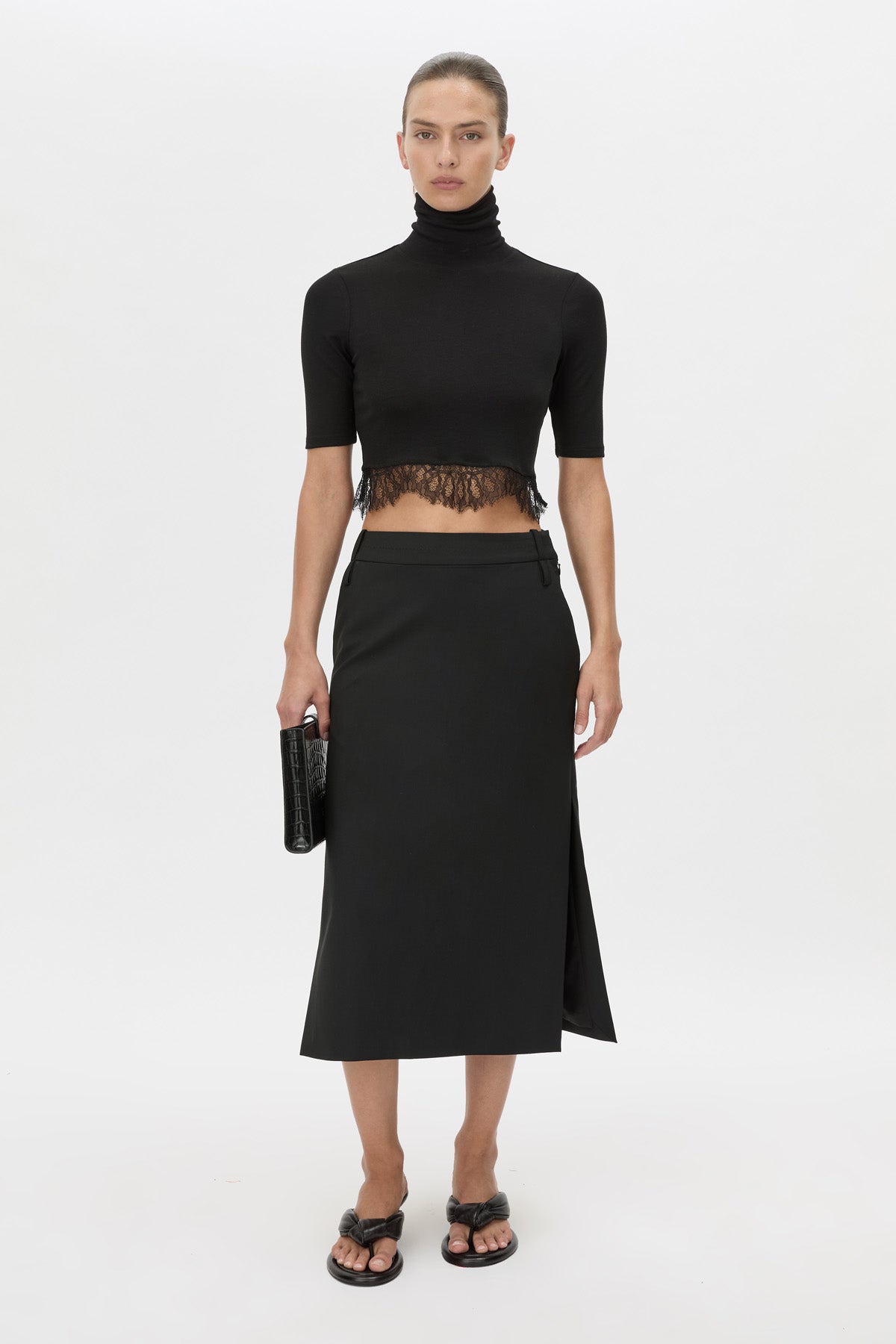 Valentin Lace Trim Tee
