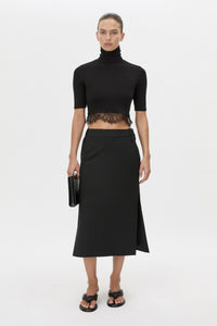 Valentin Lace Trim Tee