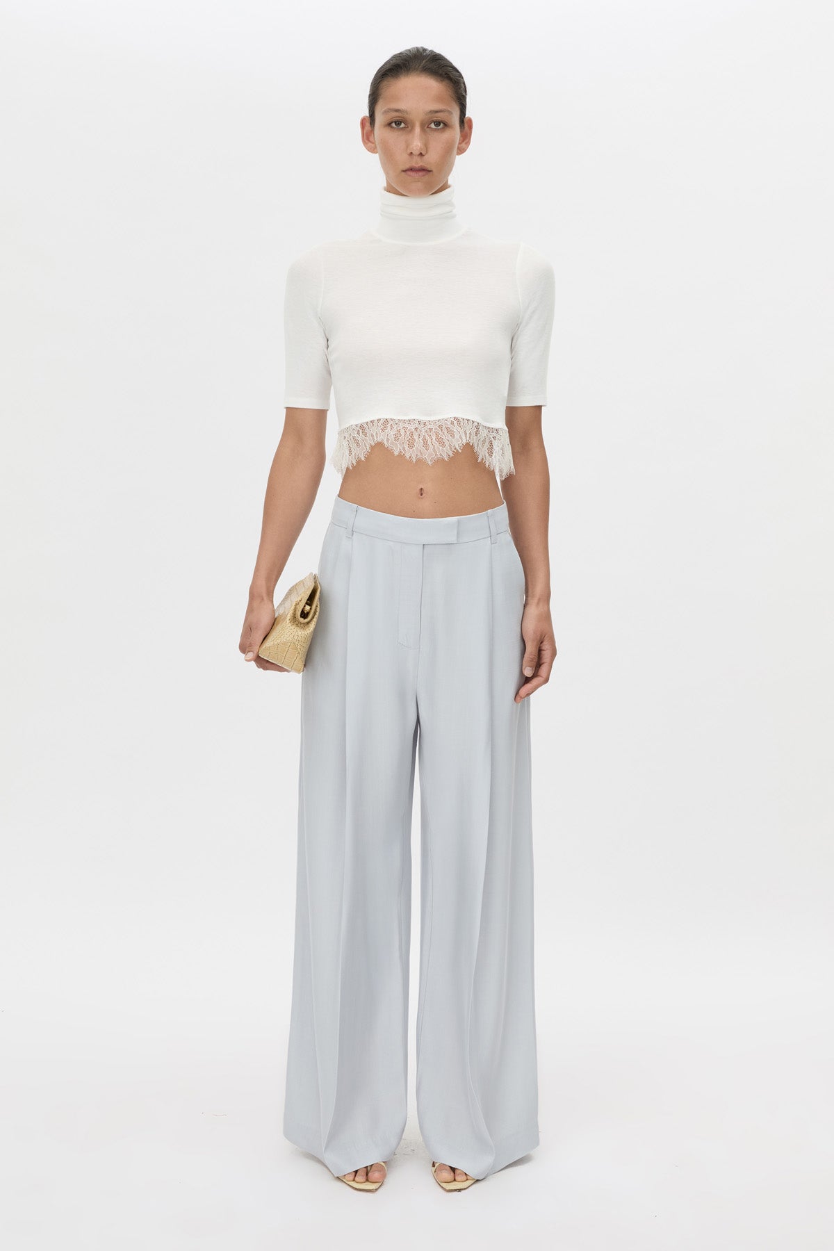Valentin Lace Trim Tee