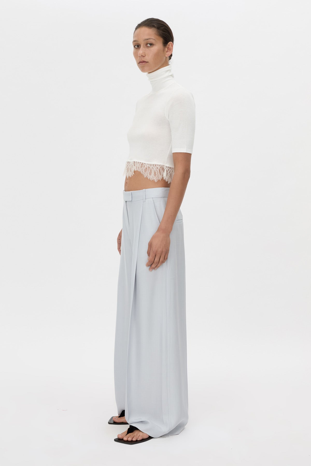 Valentin Lace Trim Tee