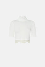 Valentin Lace Trim Tee