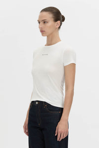 Verity Slogan Fitted Tee