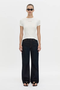Verity Slogan Fitted Tee