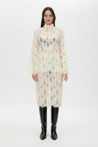 Zemira Lace Midi Skirt