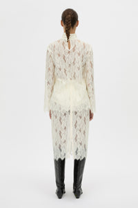 Zemira Long Sleeve Lace Top