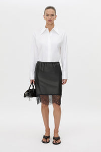 Nes Leather Skirt