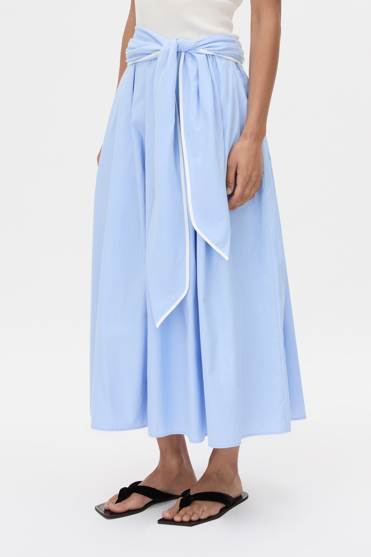 Milo Gathered Skirt W/belt