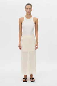 Viele Textured Bias Skirt