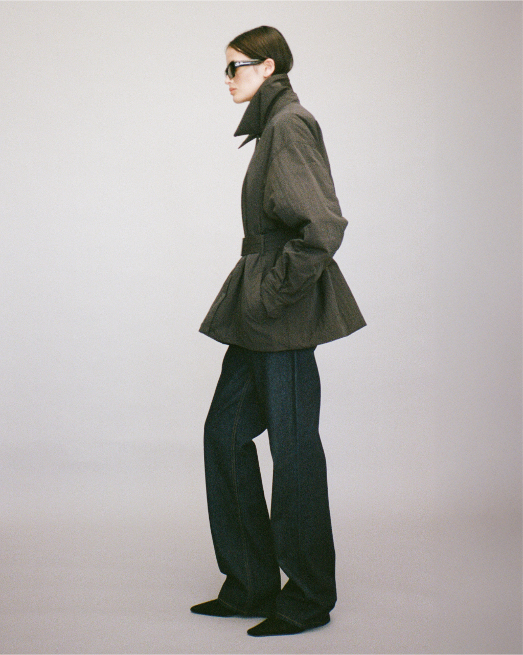 CAMILLA AND MARC PF26 Collection - Manon Padded Belted Jacket in Black