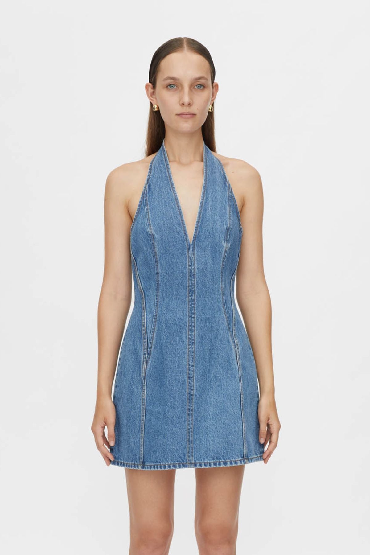 Cascadia Denim Mini Dress