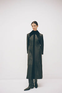 Yaz Leather Coat