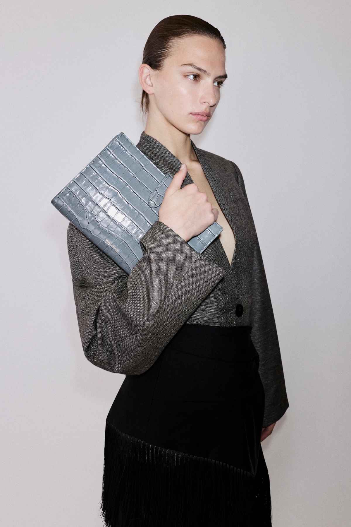 Mette Croc Clutch
