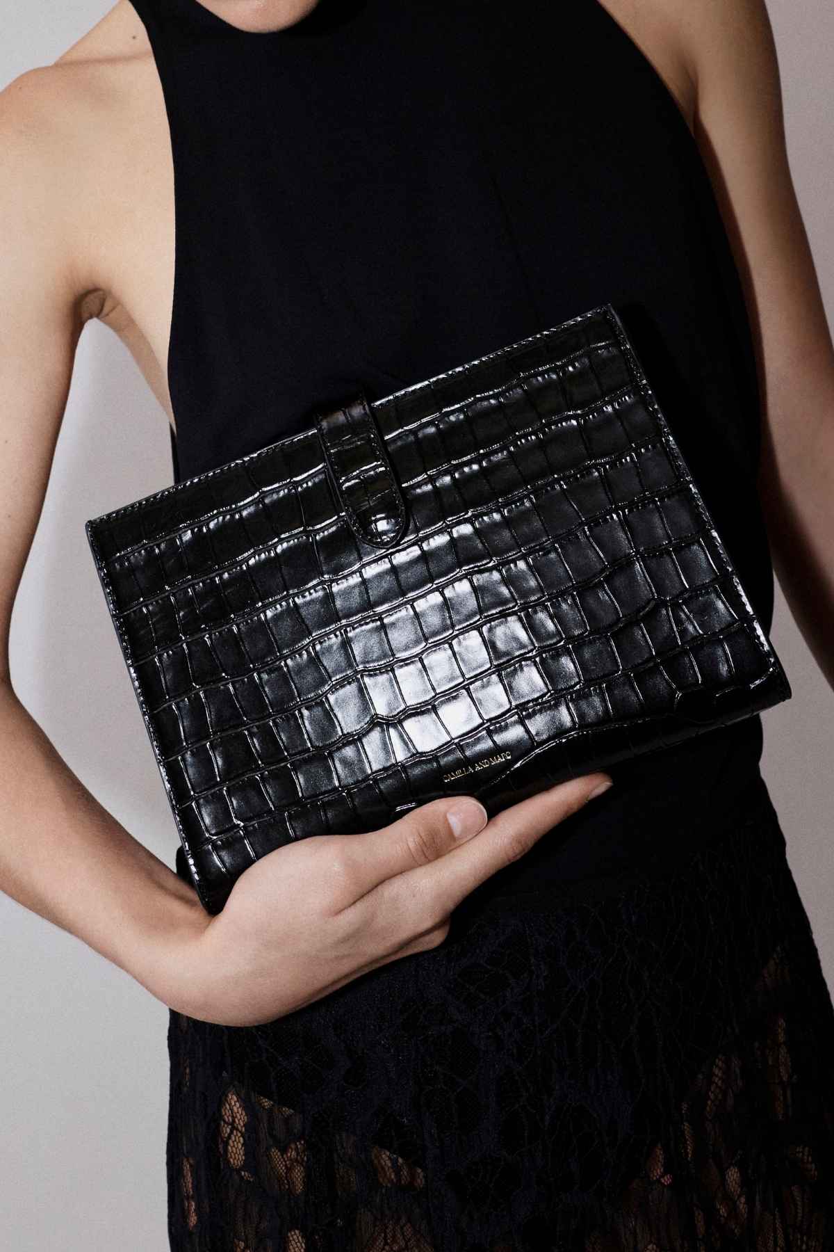 Mette Croc Clutch