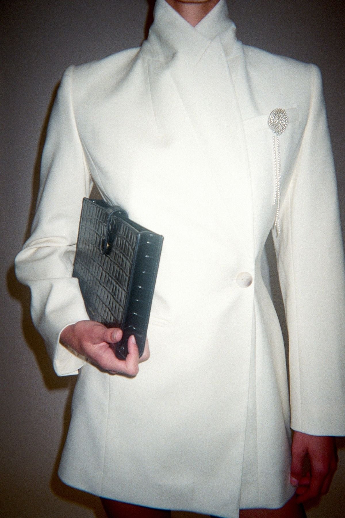 CAMILLA AND MARC monochrome dress styled for Derby Day