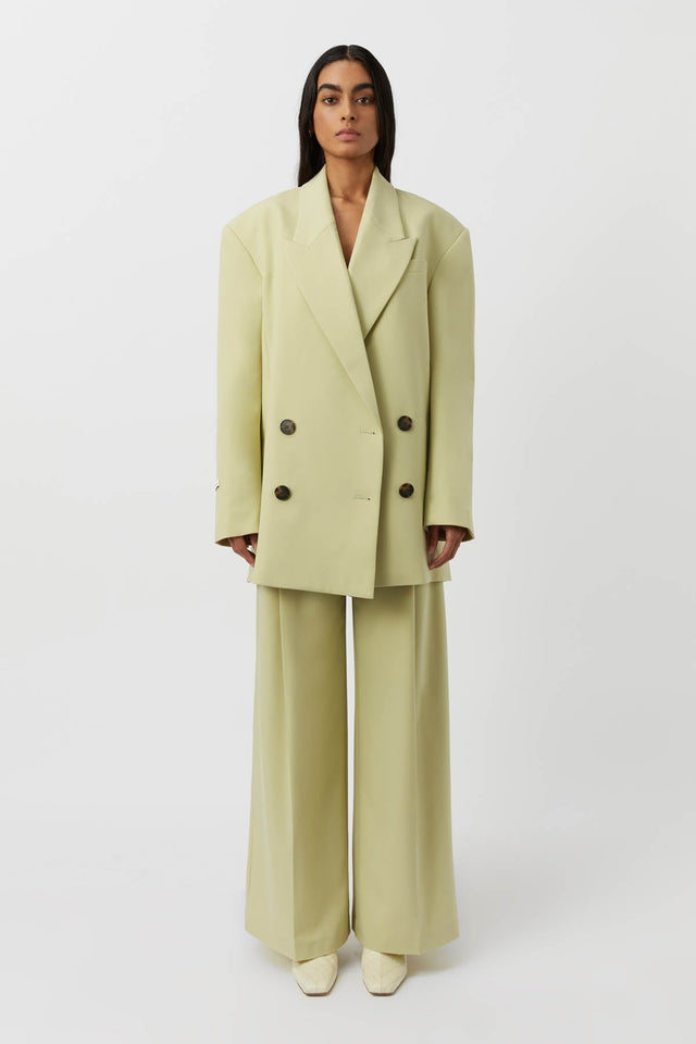 Florent Blazer in Pistachio Green - C&M |CAMILLA AND MARC® Official