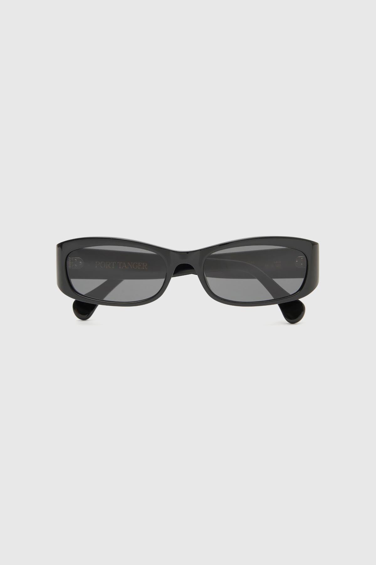 Ghost View - CAMILLA AND MARC Port Tanger Leila Sunglasses in Black Acetate with a Black Lens. 